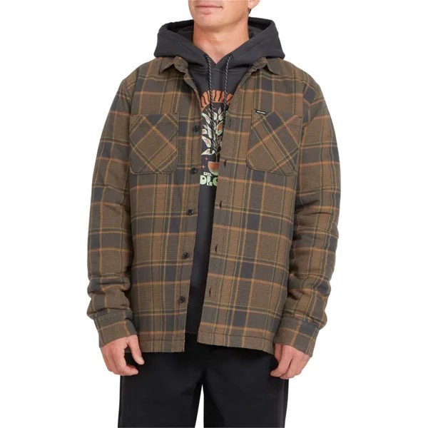 Лонгслив Volcom Brickstone Lined, цвет Mud