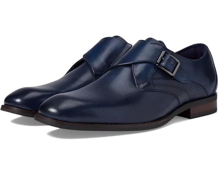 Оксфорды Stacy Adams Karcher Monk Strap, темно-синий