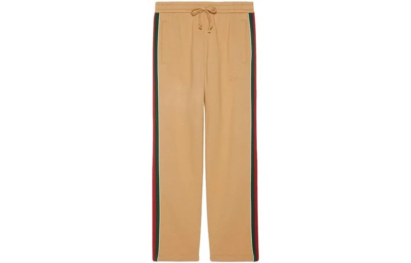 Мужские трикотажные спортивные штаны GUCCI, цвет Brown