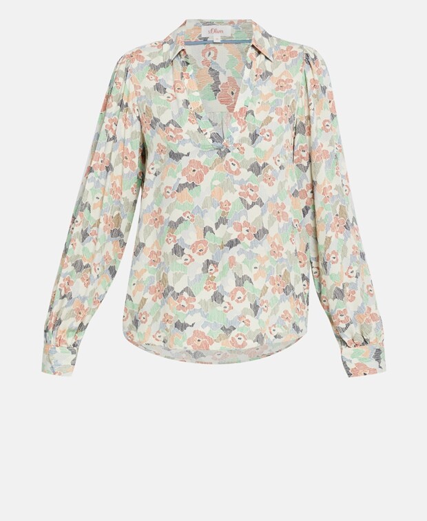Рубашка блузка S.Oliver, цвет Wool White