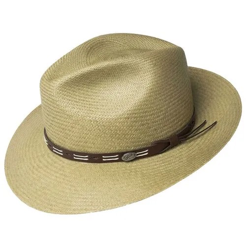 Шляпа Bailey, размер 59, хаки, зеленый