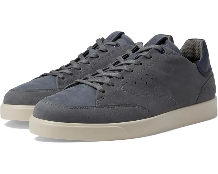 Кроссовки ECCO Street Lite Court, цвет Moon Rock/Magnet/Steel/Marine