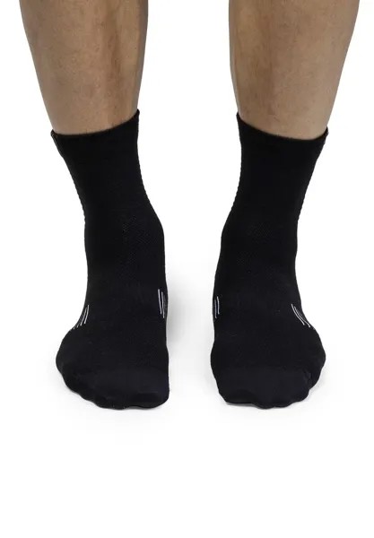 СПОРТИВНЫЕ НОСКИ Ultralight Mid On, Спортивные носки черный белый