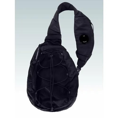 Рюкзак кросс-боди C.P. Company Nylon B Crossbody Rucksack 16CMAC114A005269G999, фактура гладкая, черный