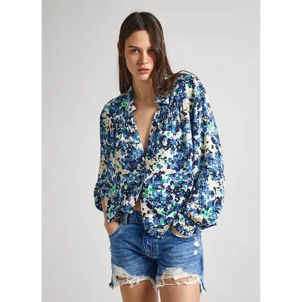 Рубашка с длинным рукавом Pepe Jeans Ciria Print, разноцветный