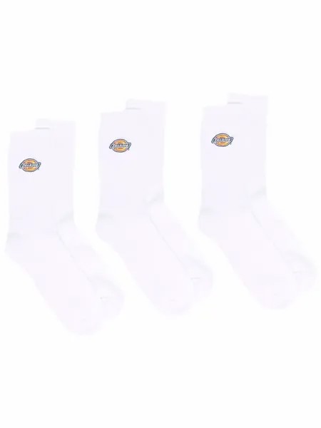 Dickies Construct 3 pack logo-embroidered socks