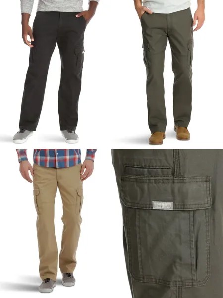 Мужские брюки-карго свободного кроя New Wrangler стрейч всех размеров