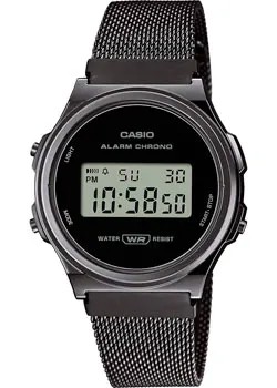 Японские наручные  мужские часы Casio A171WEMB-1A. Коллекция Vintage