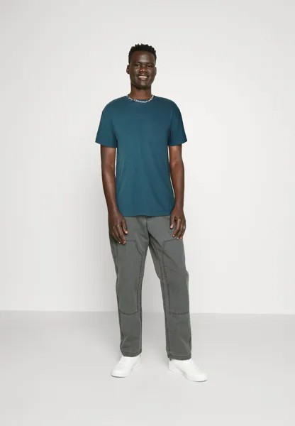 Базовая футболка Essential Multipack Longlife 5 Pack Abercrombie & Fitch, цвет casual black/belgian block/urban chic/jadeite/white