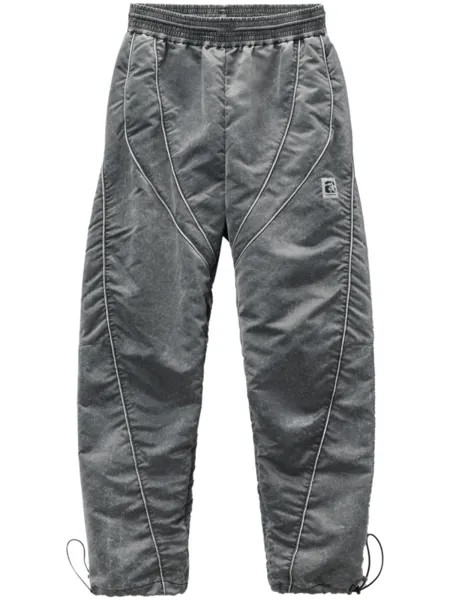Alexander Wang спортивные брюки прямого кроя, серый