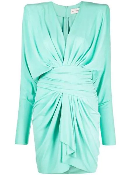 Alexandre Vauthier платье из джерси с драпировкой