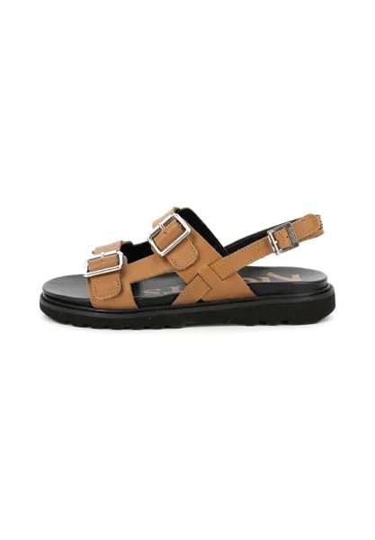 Сандалии с ремешками NEOSUMMER Kickers, цвет camel