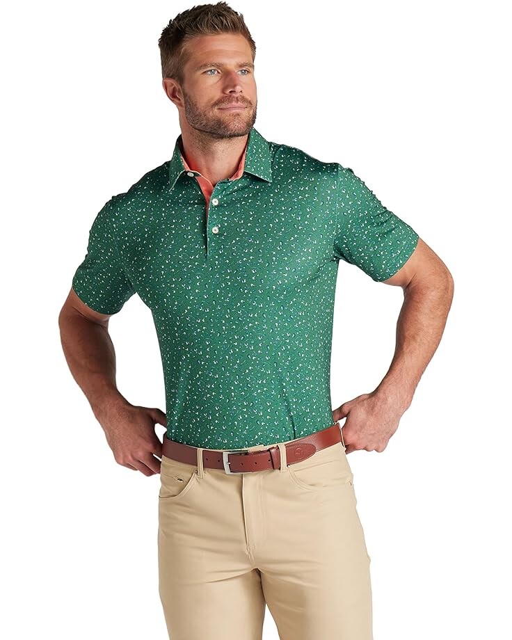 Поло PUMA Golf Mattr Superfecta, цвет Vine/White Glow