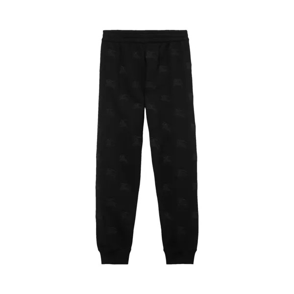 Burberry Узкие спортивные штаны с вышивкой, цвет Черный