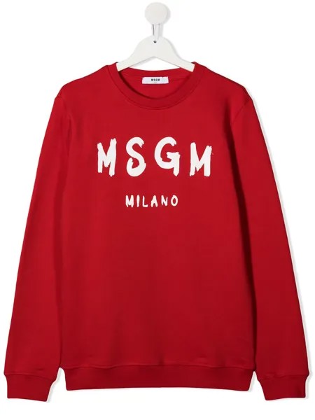 MSGM Kids толстовка с логотипом