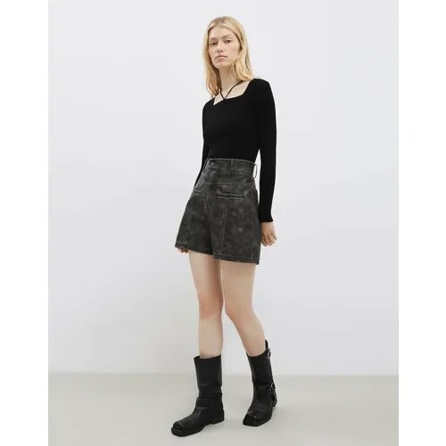 Лонгслив Gloria Jeans, размер XS (38-40), , чёрный