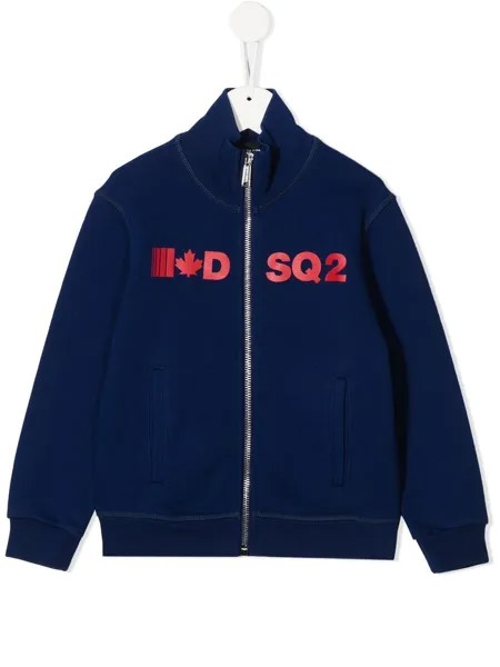 Dsquared2 Kids толстовка на молнии с логотипом