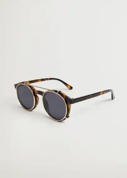 Круглые солнцезащитные очки с насадкой - Clip
