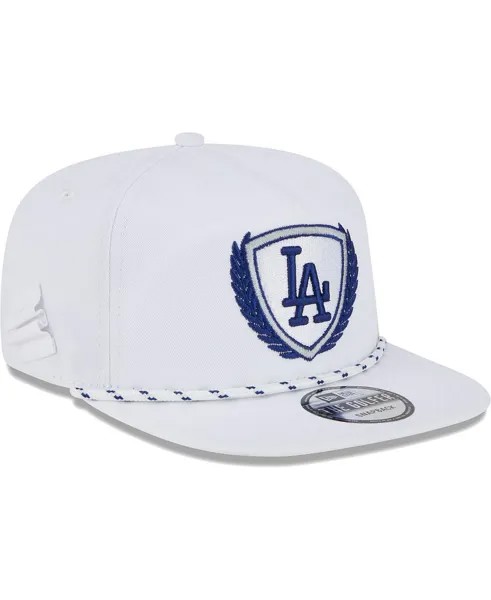 Мужская белая футболка Los Angeles Dodgers Golfer 9FIFTY Snapback Hat New Era