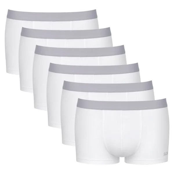 Боксеры Sloggi Boxershort 6 шт, белый