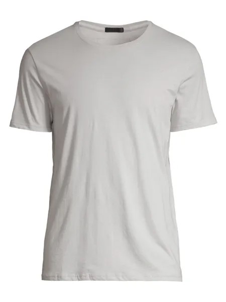 Эластичная футболка стандартного кроя с короткими рукавами ATM Anthony Thomas Melillo, серый