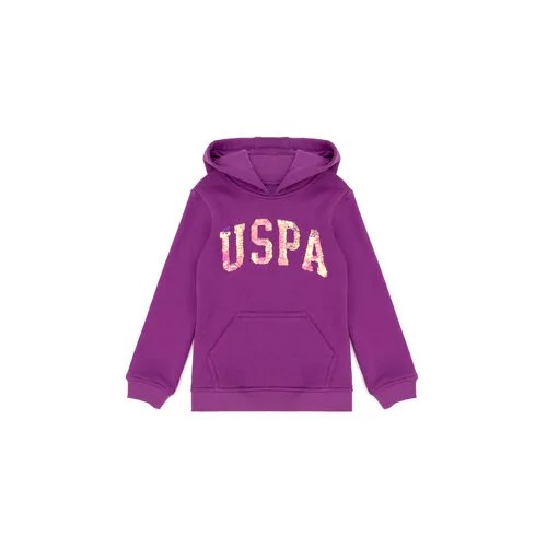 Худи U.S. POLO ASSN., размер 7_8, фиолетовый