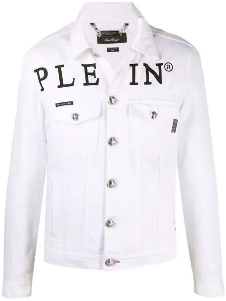 Philipp Plein джинсовая куртка с логотипом
