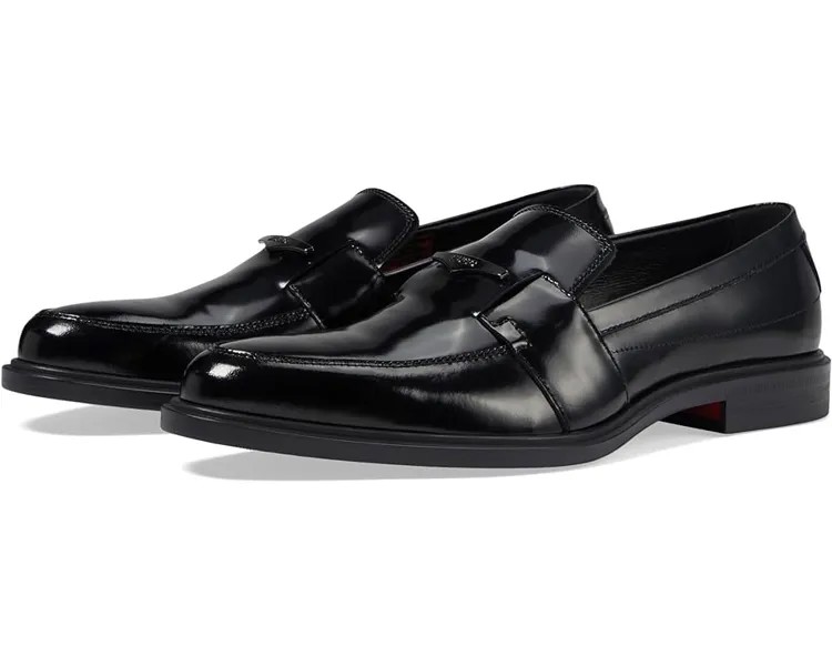 Оксфорды HUGO Kerr Leather Monk Shoes, черный
