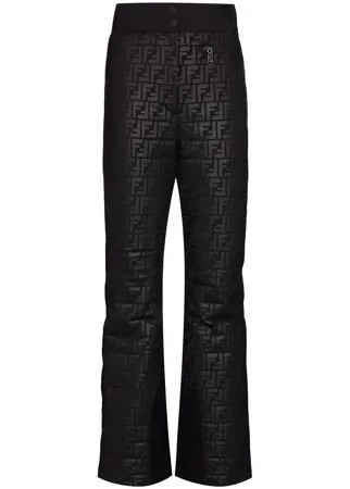 Fendi лыжные брюки с логотипом FF
