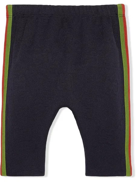 Gucci Kids спортивные брюки с отделкой Web