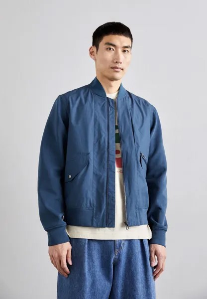 Куртка-бомбер MENS MIXED MEDIA PS Paul Smith, темно-синий