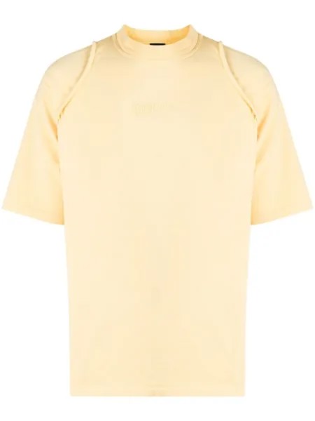 Jacquemus топ Le T-Shirt Camargue, желтый