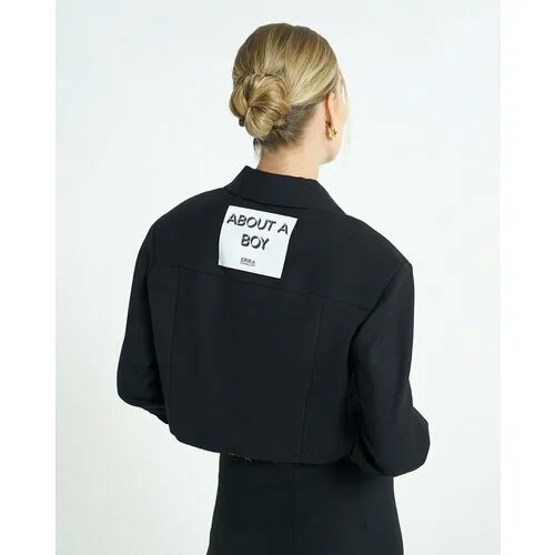 Пиджак Erika Cavallini, размер 40, черный