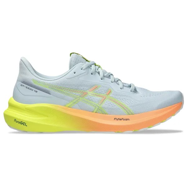 Кроссовки Asics GT-1000 13 Paris, цвет Cool Grey/Safety Yellow