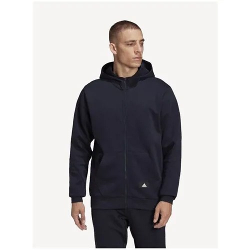 Олимпийка/Adidas/HA1417/M FI DBLKNT FZ/синий/XL