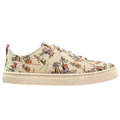 TOMS Lenny X Lace Up Youth Girls Бежевые, розовые кроссовки Повседневная обувь 10012737