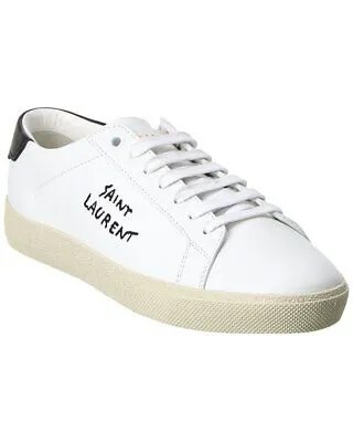 Saint Laurent Court Classic Sl/06 Женские Кожаные Кроссовки 38.5
