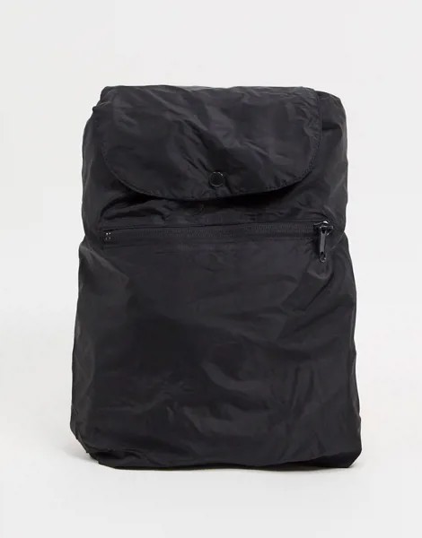 Легкий складывающийся рюкзак черного цвета ASOS DESIGN-Черный