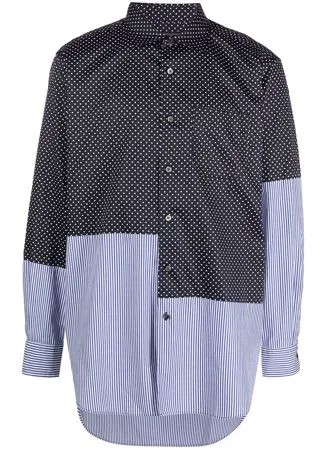 Engineered Garments рубашка в технике пэчворк