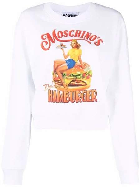 Moschino толстовка с графичным принтом