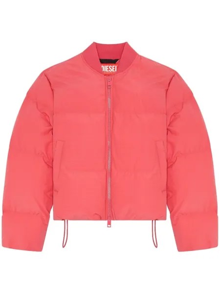 Diesel стеганый пуховик W-Oluch, розовый
