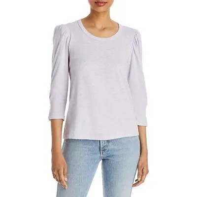Бархатная женская футболка Angelina Purple из хлопка с пышными рукавами M BHFO 5530
