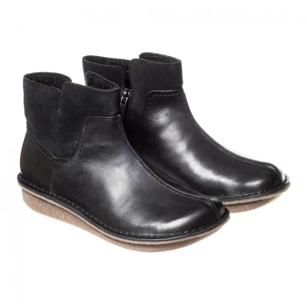 Полусапоги женские Clarks Funny Mid 26144321 черные 37 EU