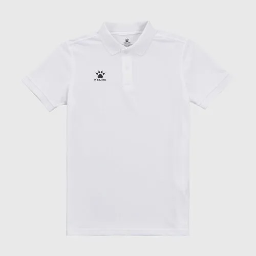 Поло Kelme Поло подростковое Kelme 3893064-100, размер 130/140, белый