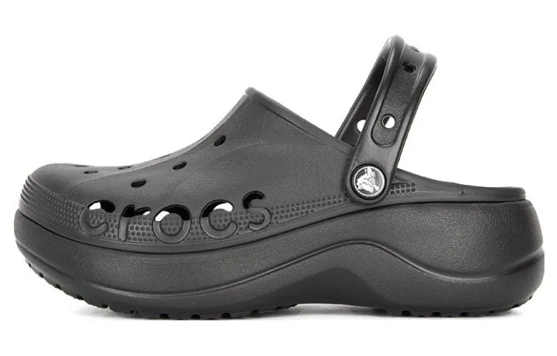 Женские пляжные сандалии Crocs Baya на платформе с клогами