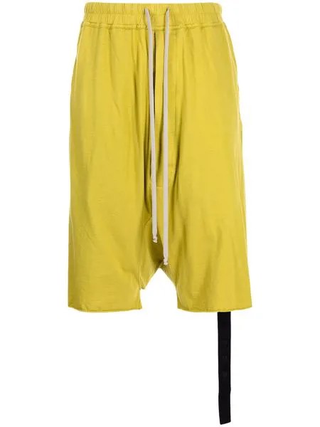 Rick Owens DRKSHDW шорты с низким шаговым швом