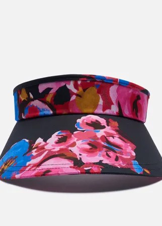 Кепка MSGM Watercolors Macro Flowers Visor, цвет чёрный