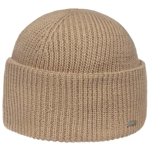 Шапка с отворотом SEEBERGER 18236-0 TURN-UP BEANIE, размер ONE