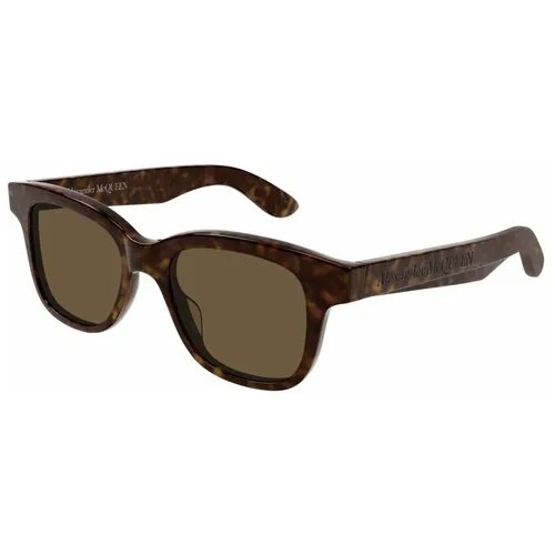 Солнцезащитные очки Alexander McQueen, коричневый