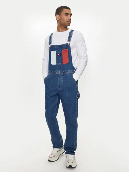 Комбинезон прямого кроя Tommy Jeans, синий
